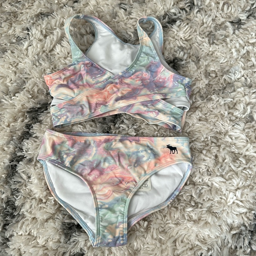 9/10 Abercrombie kids 2 piece bathing suit